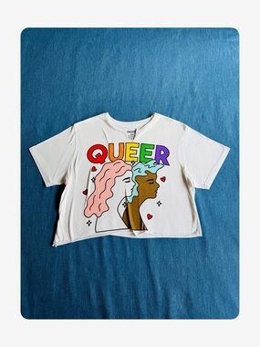 ★ Target TakePride Queer Seasonal Staple Fashion Forward Casual Tee White XXL ★